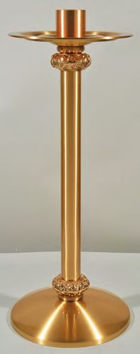 Chandelier Pascal en bronze discret : Style 2384 - 71 cm H - Douille 7,6 cm