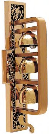 Sanctuary Pull Bells: 2611 Style - Backplate: 17" x 3 1/2"