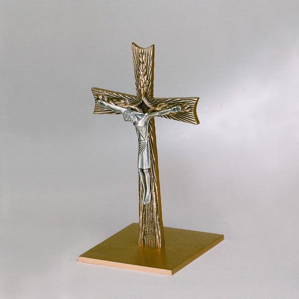 High Relief Altar Crucifix: 2727 Style - 9 3/4" Ht