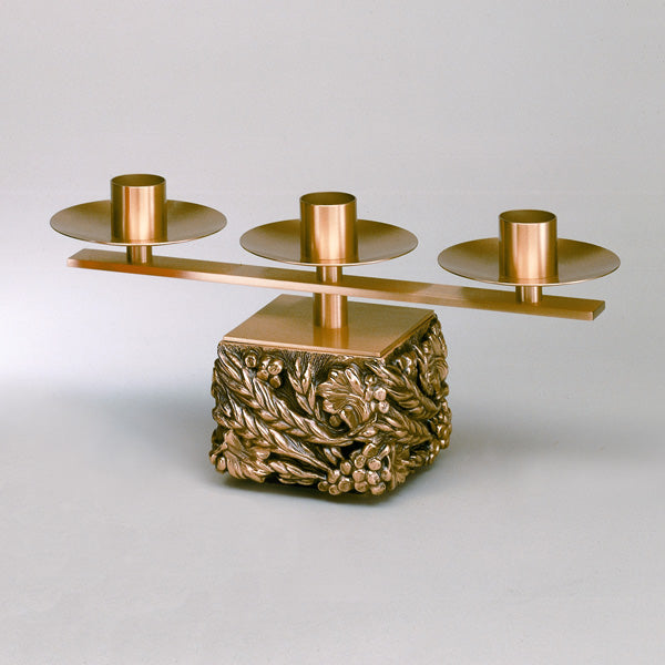 Candélabres d'autel en bronze 3, 5, 7 feux : Style 2727