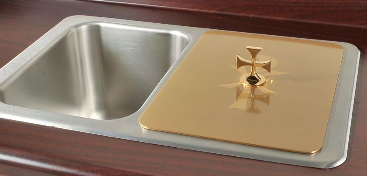 Double Rectangular Bowl Sacrarium: 3162 Style