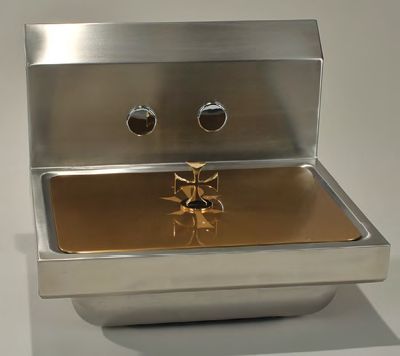 Wall Mounted Bowl Sacrarium: 3170 Style