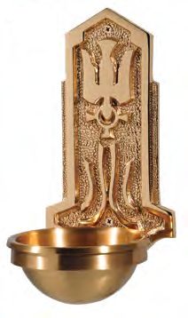 Bronze Holy Water Font: 4043 Style