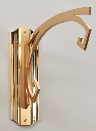 Bronze Sanctuary Lamp Wall Hook Bracket: 4414 Style