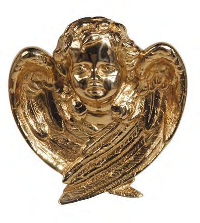 Bronze "Cherub Angel" Symbol/Emblem: 5170 Style - 7" Ht