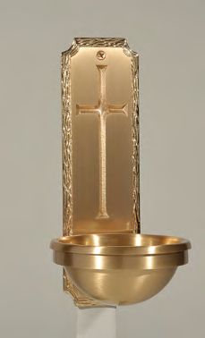 Bronze Holy Water Font: 5959 Style - 3" Bowl