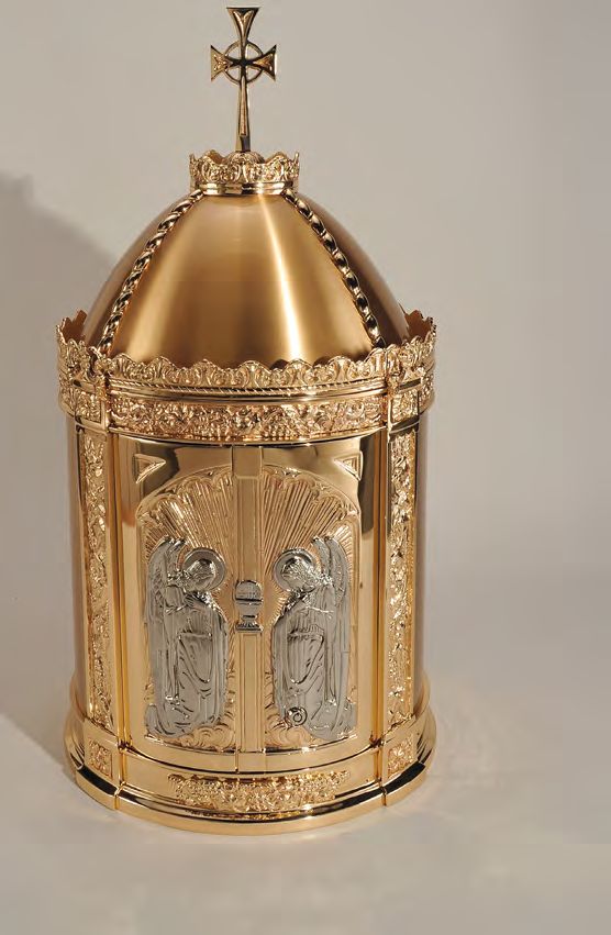 "Angels" Bronze Tabernacle: Style 6130 - 36" Ht
