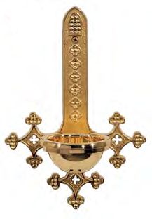 High Polish Bronze Holy Water Font: 6225 Style