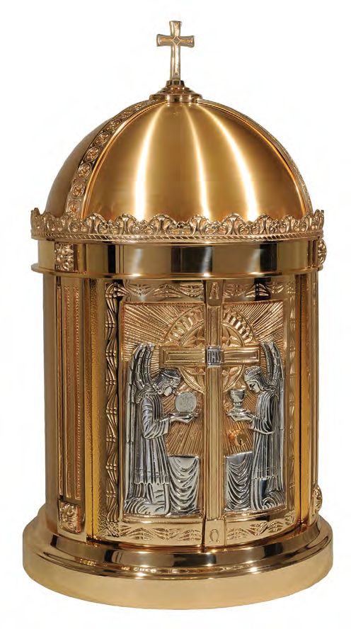 Bronze "Angels" Tabernacle: 6464 Style - 34" Ht