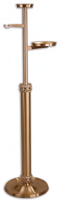 Bronze Floor Censer Stand: 7130 Style - 51" Ht