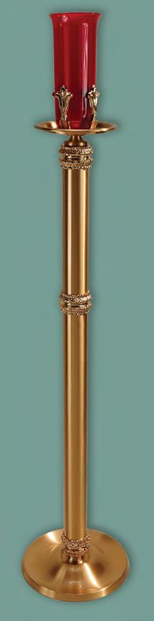 Bronze Floor Sanctuary Lamp: 7130 Style - 48" Ht
