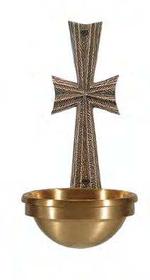 Bronze Holy Water Font: 7616 Style