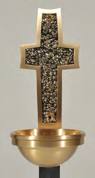 Bronze Holy Water Font: 7729 Style