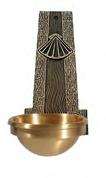 Bronze Holy Water Font: 7734 Style