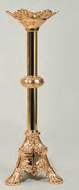 Bronze Altar Candlestick: 8130 Style - 12", 18", 24" Ht