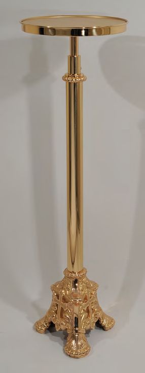 Bronze Adjustable Pedestal Stand: 8130 Style - 39-1/2" - 60-1/2"