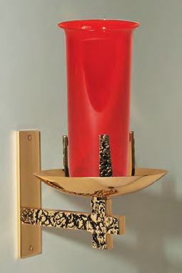 Bronze Wall Bracket Sanctuary Lamp: 8220 Style