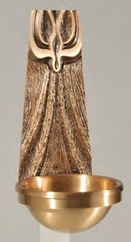 Bronze Holy Water Font: 8225 Style
