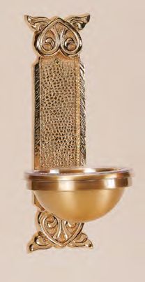 Bronze Baptismal Font: 9035 Style - 3" Bowl