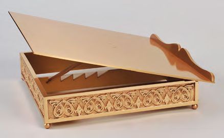 Combination Finish Bronze Bible/Missal Stand: 9035 Style