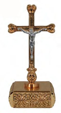 Bronze Altar Crucifix: 9725 Style - 12" Ht