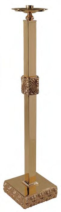 Bronze Floor Candlestick: 9725 Style - 44" Ht - 1 1/2" Socket