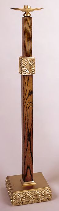 Bronze Floor Candlestick: 9725 Style - 44" Ht - 1 1/2" Socket