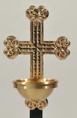 Bronze Holy Water Font: 9725 Style