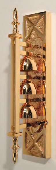Bronze Sanctuary Wall Bells: 998 Style