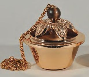High Polish Bronze Censer and Boat: 9989 Style