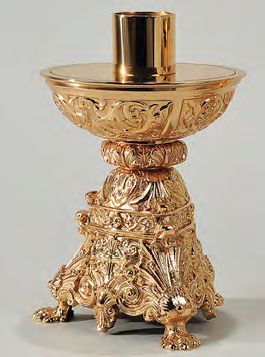 Chandelier d'autel en bronze : Style 2180 - Douille 1 1/2"