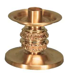 Chandelier d'autel en bronze : Style 7130 - 5" H