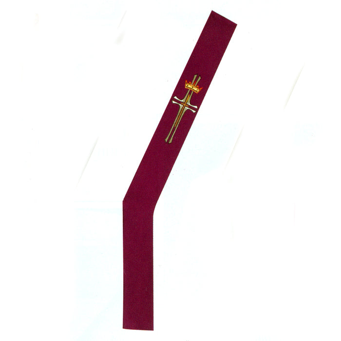 Cross & Crown Deacon Stole