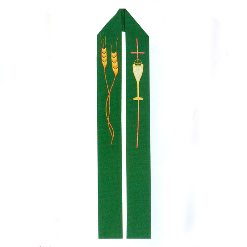 Eucharist Clergy Overlay or Deacon Stole (Polyester)
