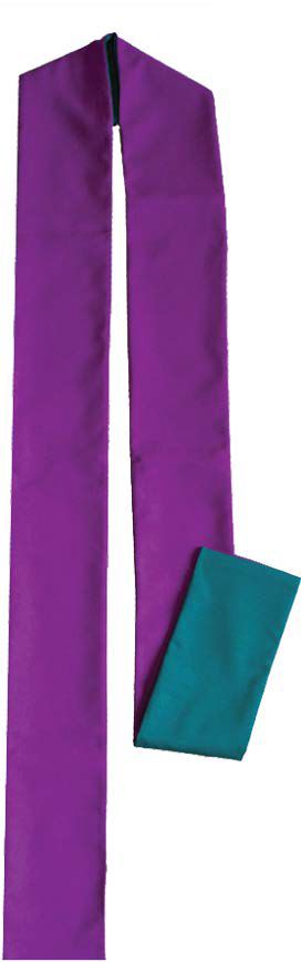 Reversible "Band Motif" Clergy Overlay/Deacon Stole (Polyester)