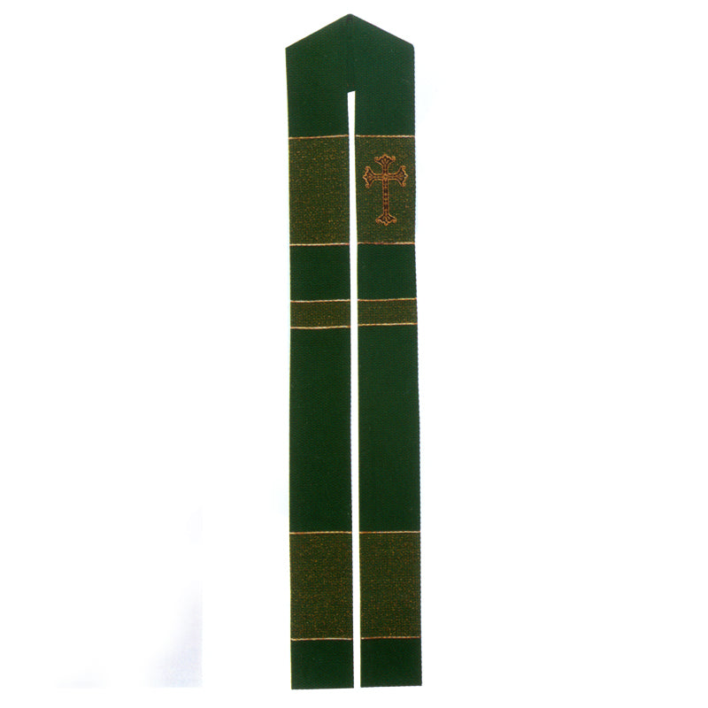 Cross/Bands Clergy Overlay/Deacon Stole (Polyester)