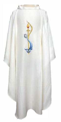 Resurrection Chasuble for Polyester Funeral Set #05 (Silk)