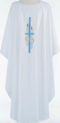 "Marriage/Wedding" Chasuble - Washable - Ample Cut - 100% Poly