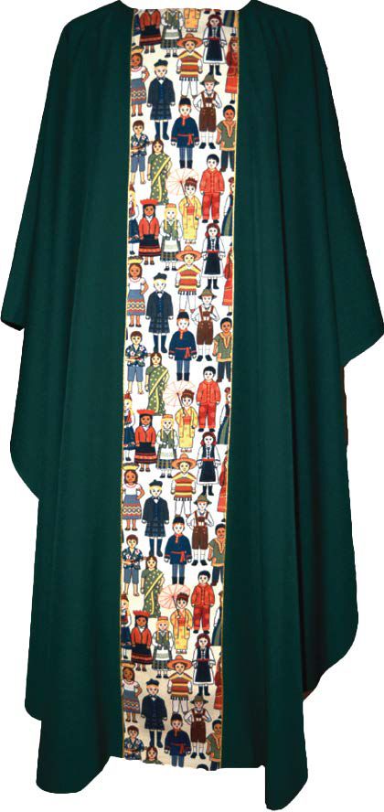 "Global Kids" Chasuble - Washable - Ample Cut - 100% Poly