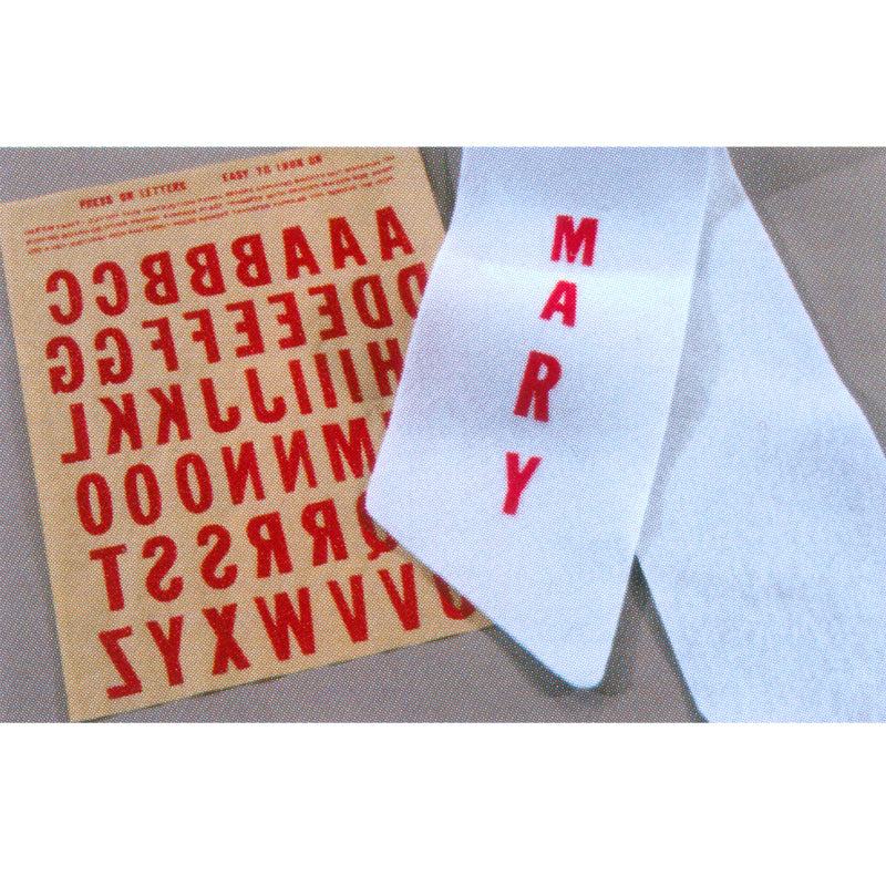 Transfer Name Sheets for Clothing