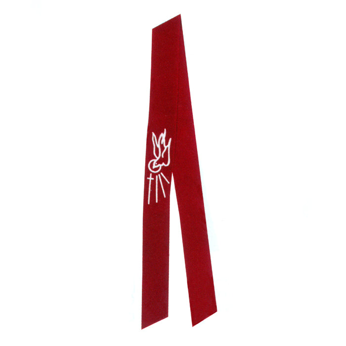 Adult/Teenager Holy Spirit/Dove Confirmation Scarf