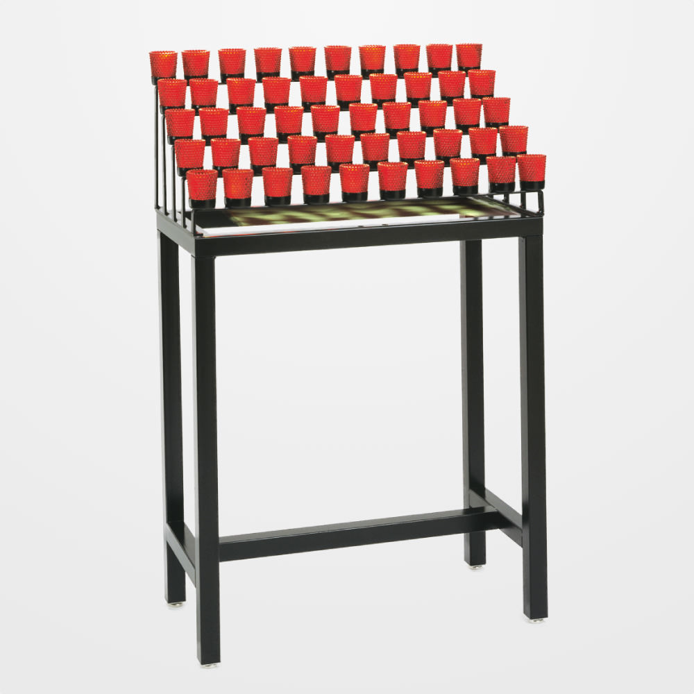Votive Candle Light Stand w/Tubular Base - 50 Lite