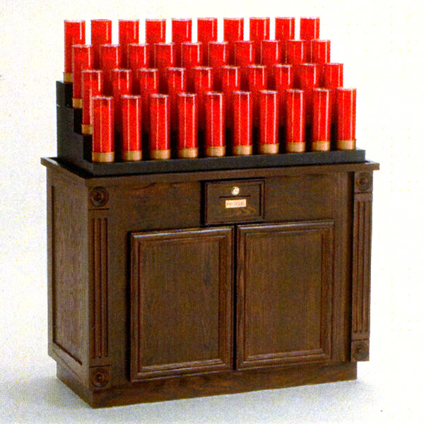 Votive Candle Light Stand - Cabinet Style