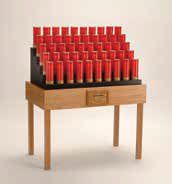 Votive Candle Light Stand - Oak Wood