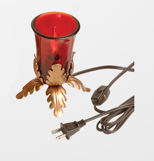 Electric 24 Hour Glass Devotional Votive Light Stand - 4.5"