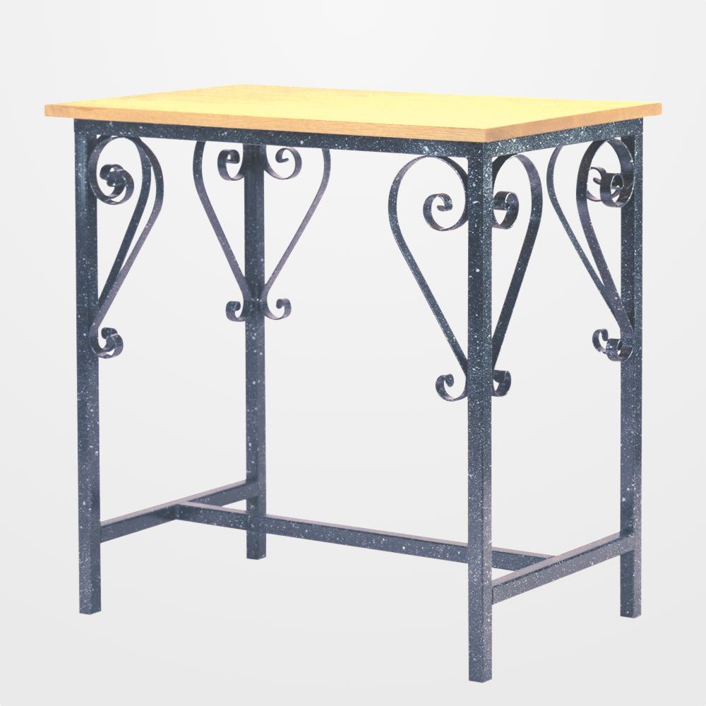 Wrought Iron Credence Table