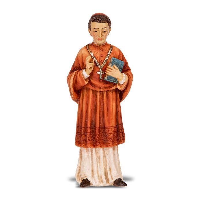 4" Cold Cast Resin Hand Painted Statue of Saint John Neumann in a Deluxe Window Box