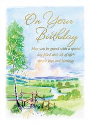 Happy Birthday Prayers - Birthday All Occasion Card (25/box)