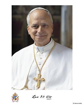 Portrait of Pope Leo XIV (Two Sizes)