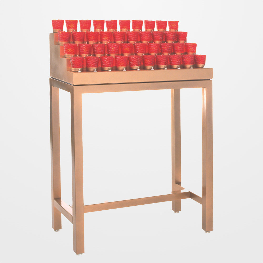 Electric/Electronic Candle Votive Light Stand - Tubular Base - 40 Lite